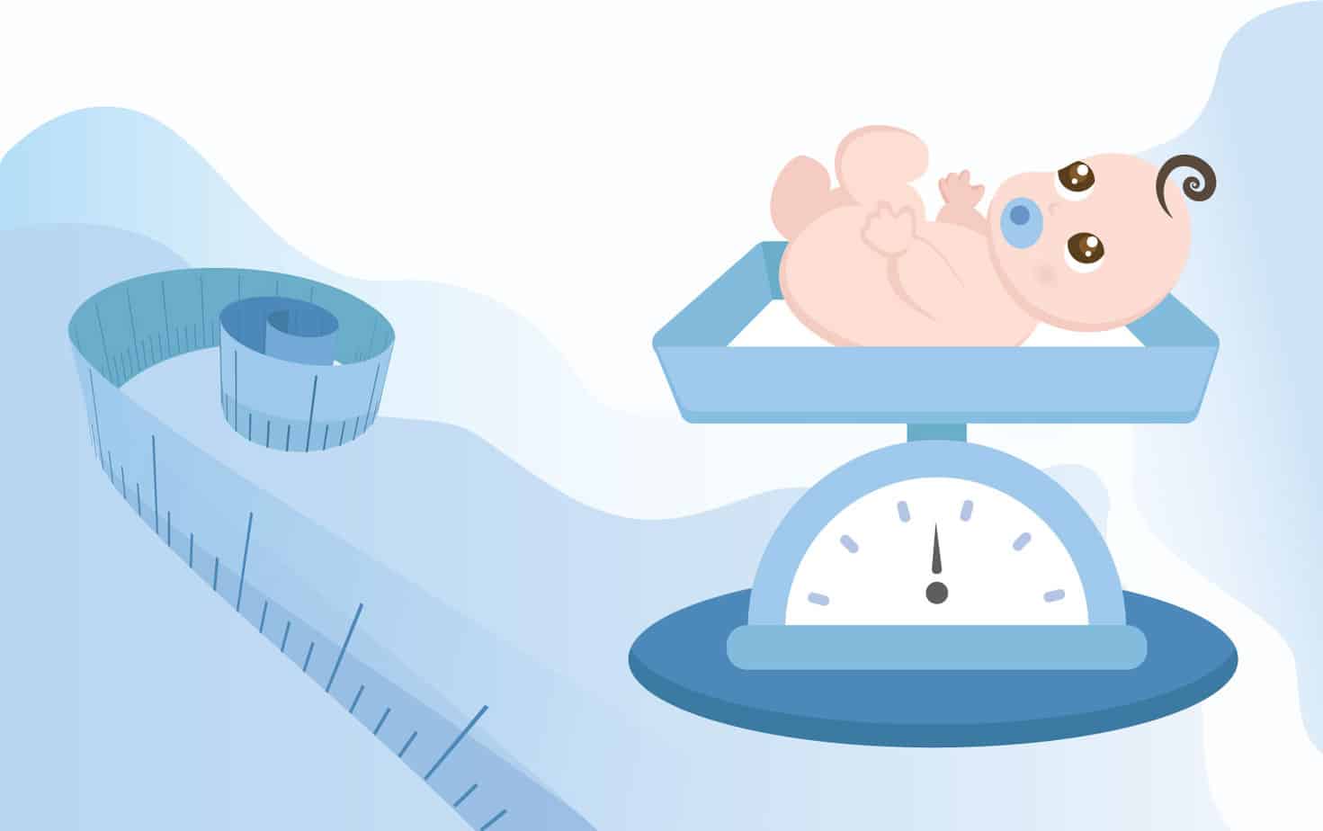 Ръст и тегло при бебетата до първата година